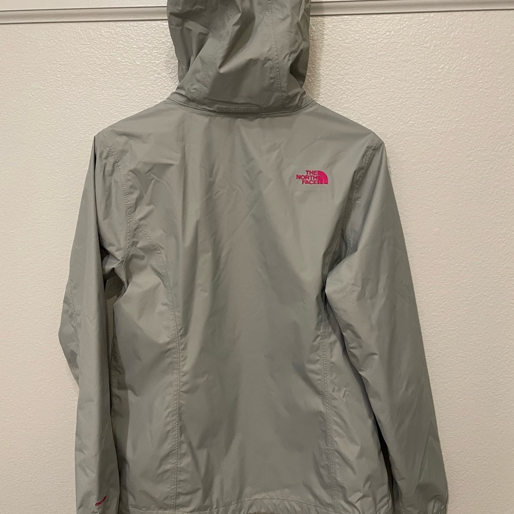 The North Face Pink Grey Ribbon Resolve Jacket Women's - Picture 3 of 15